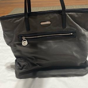 Michael Kors, silver and black tote